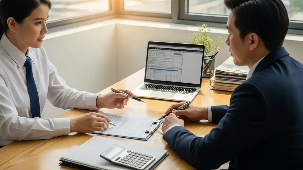 Client using an accountant directory to compare Casper providers